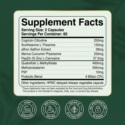 Gut-Brain Clarity™ — Brain Fog Support